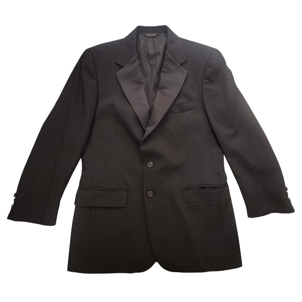 Polo University Club by Ralph Lauren Vintage All Virgin Wool Tuxedo Jacket